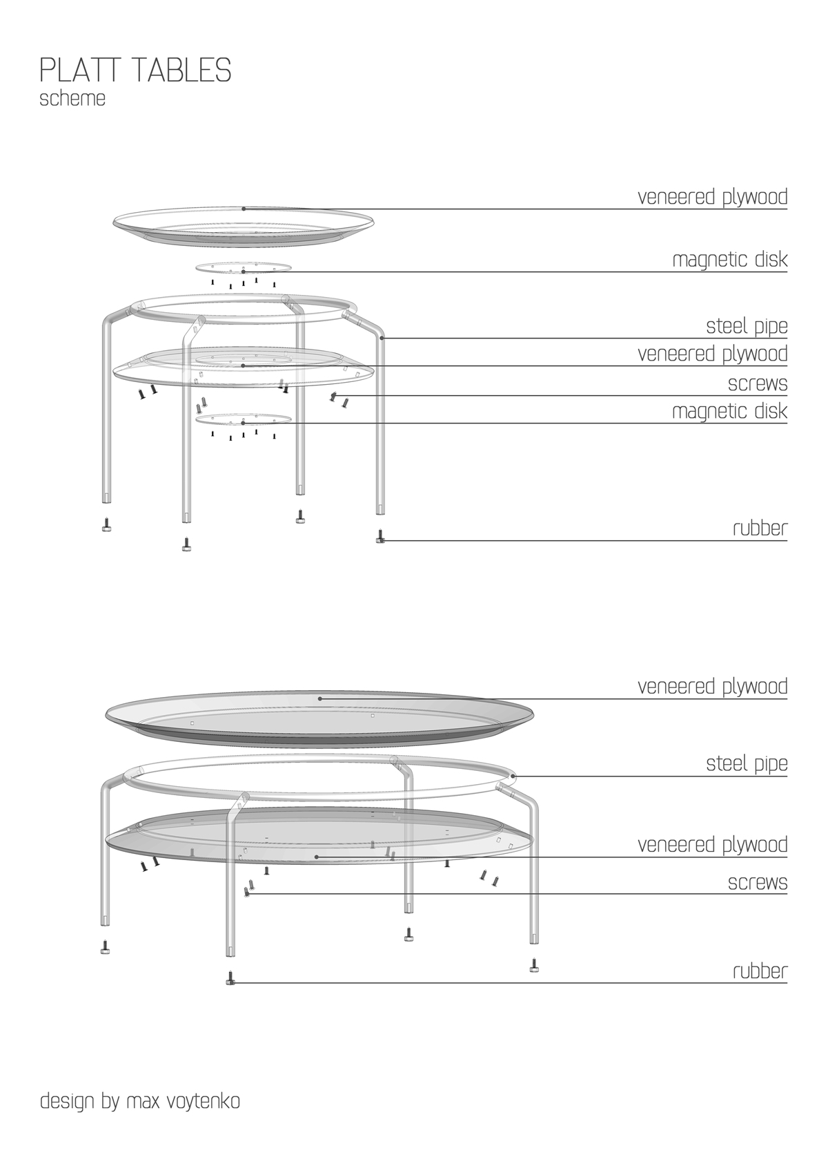 Table，Art，Simplicity，Multicolor，