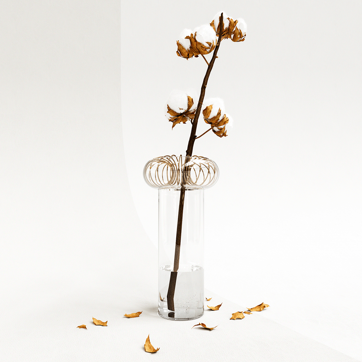 decorate，vase，JARO，Glass，brass，