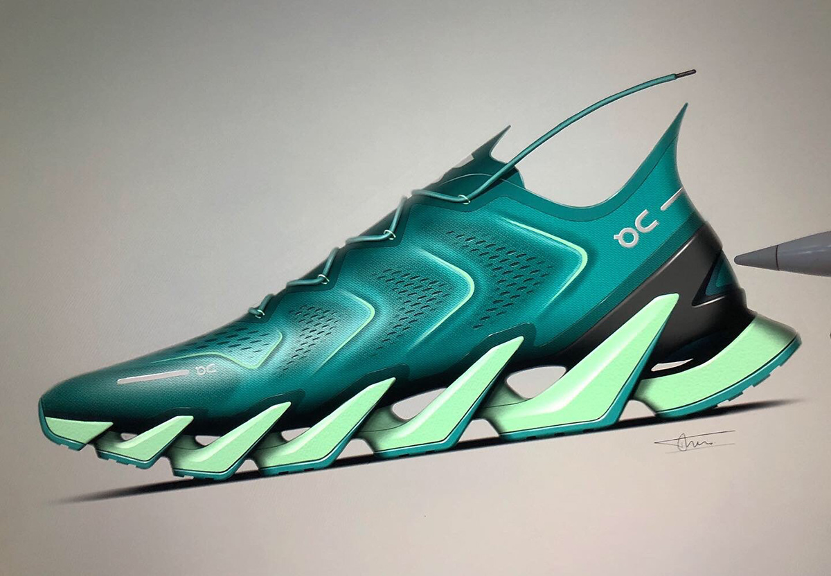 Hand drawn，fashion，footwear，