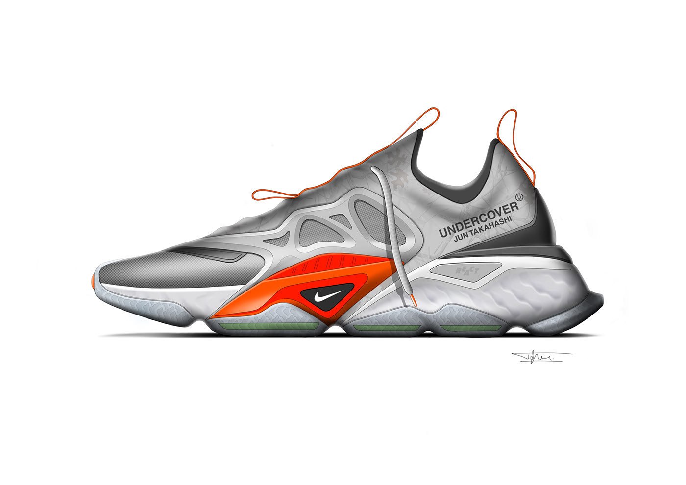 Hand drawn，fashion，footwear，