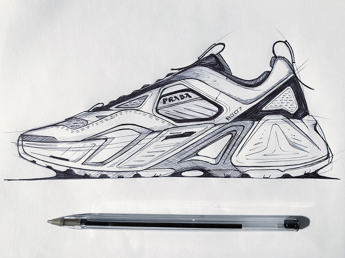 Hand drawn，fashion，footwear，