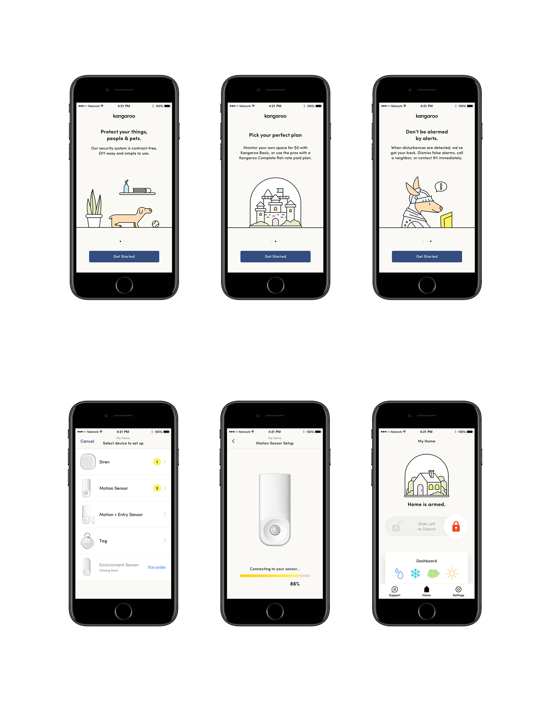 intelligent system，app，white，Simplicity，Security，