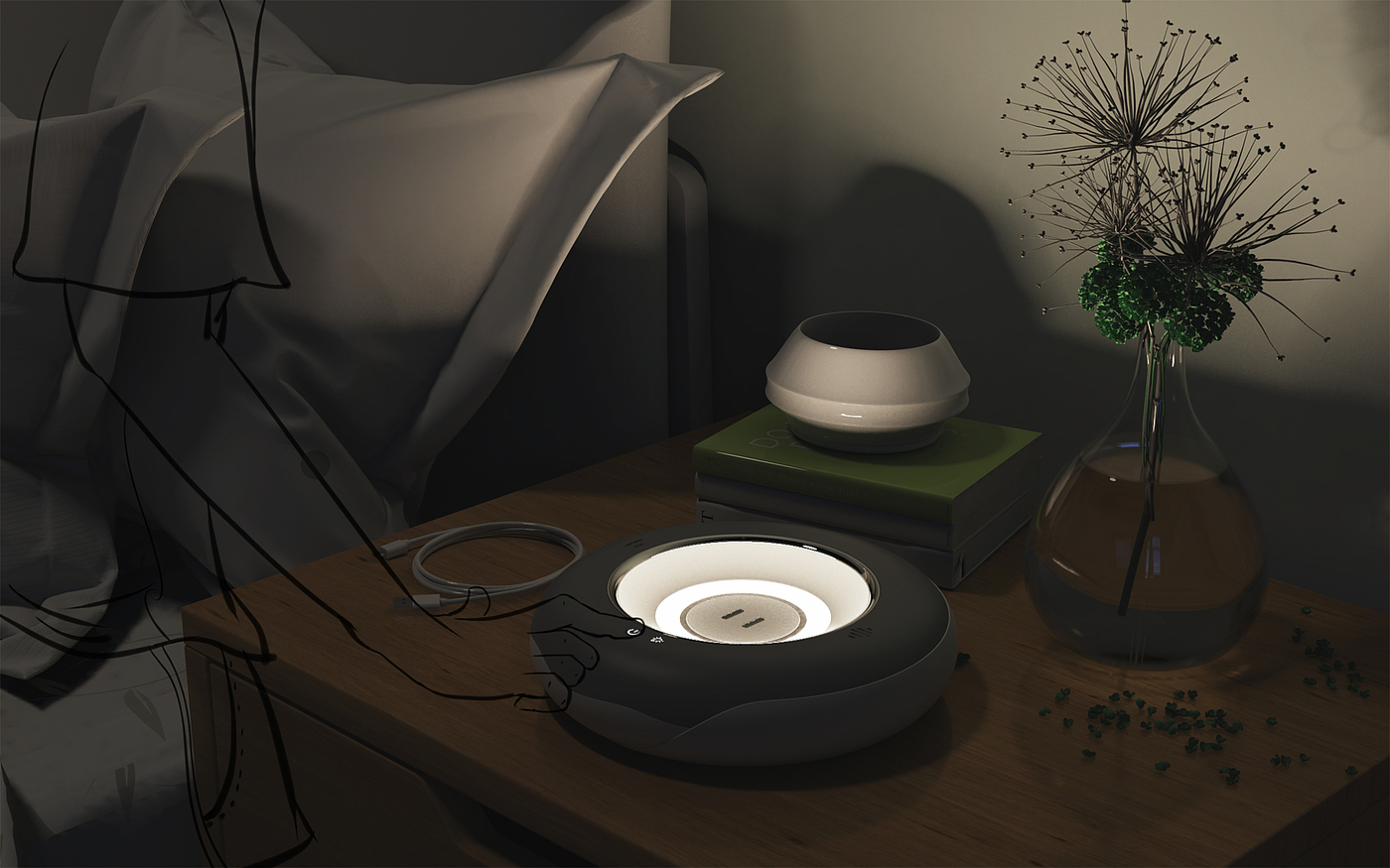 Sleep lamp, atmosphere and interest，