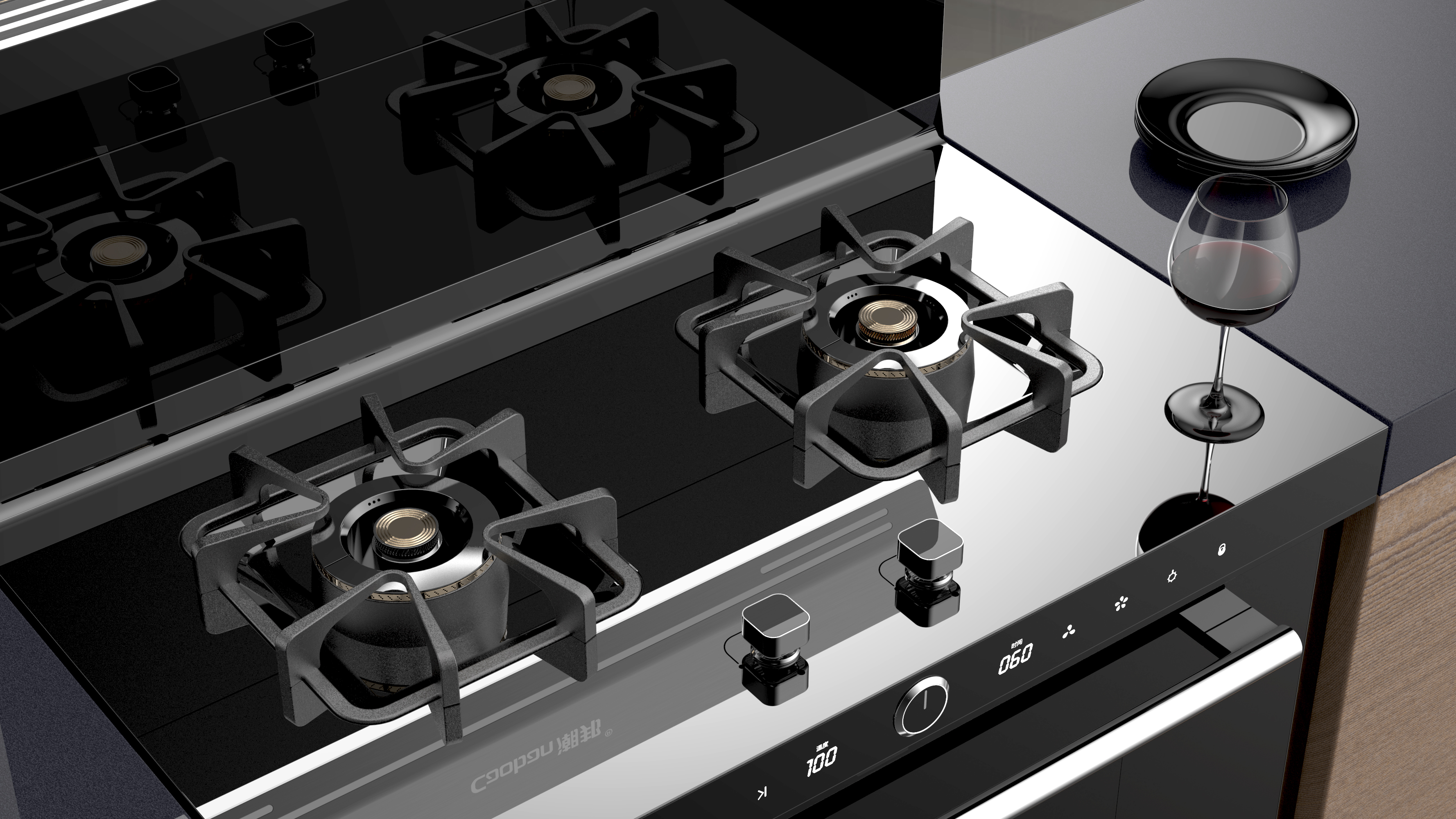 Integrated stove，Ningbo Trojan horse，