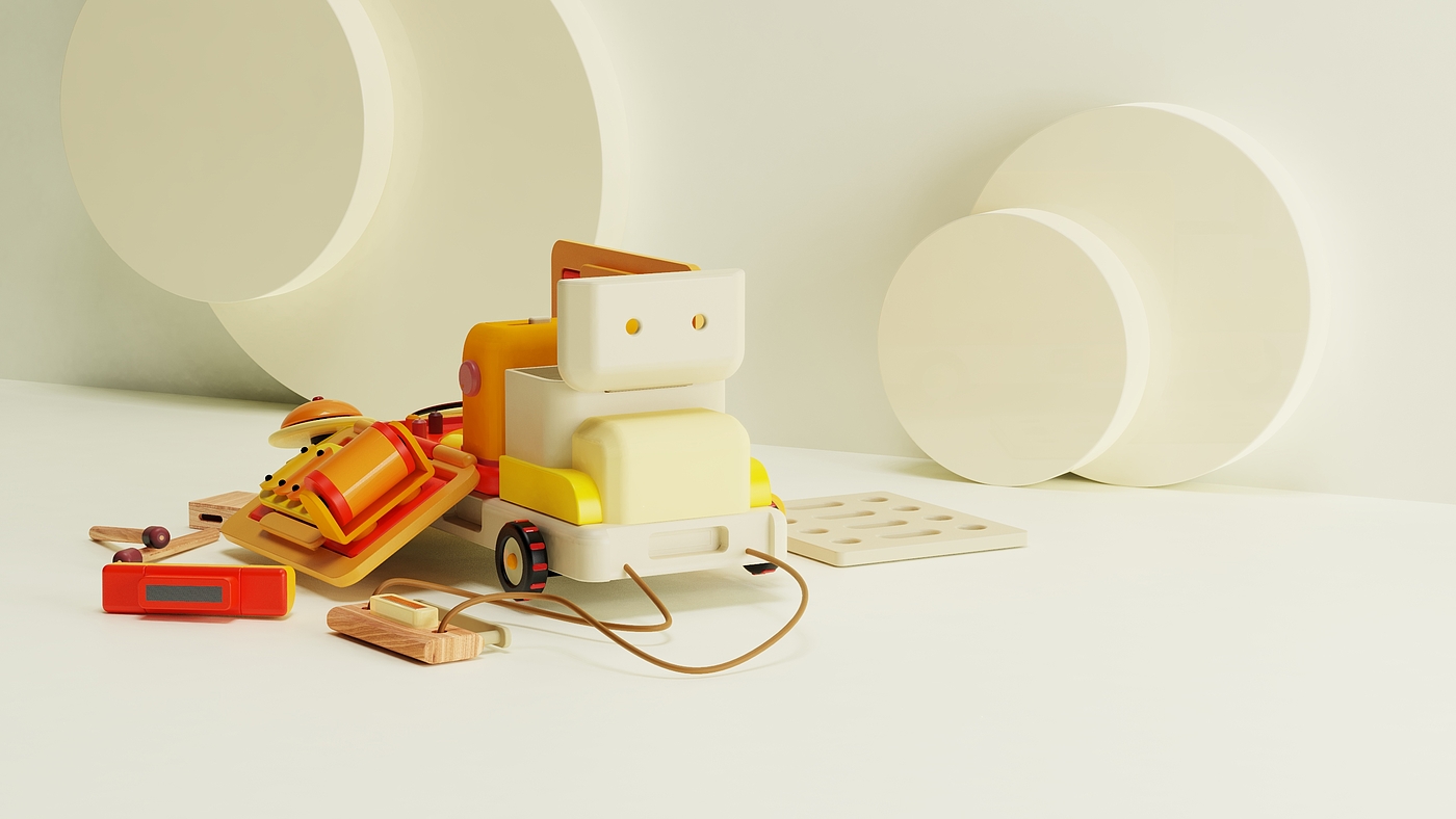 Music toys，Toy car，Percussion ，Graduation project，