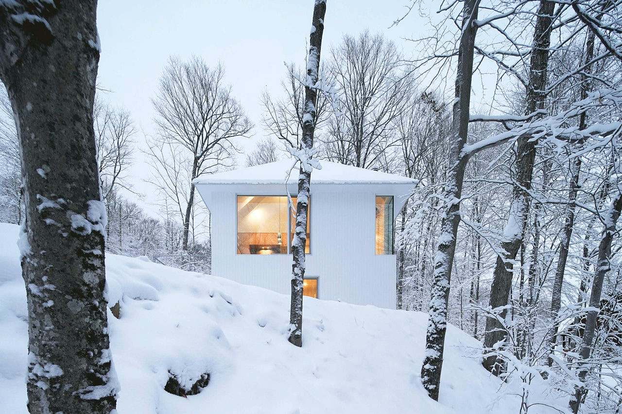 建筑，小屋，极简主义，小，