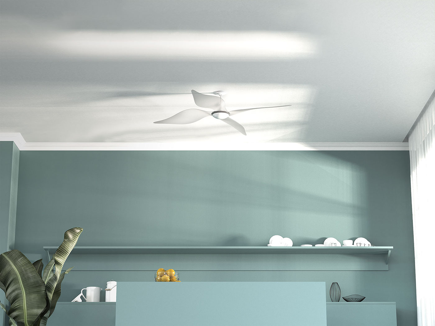 electric fan，lighting，flower，concept，