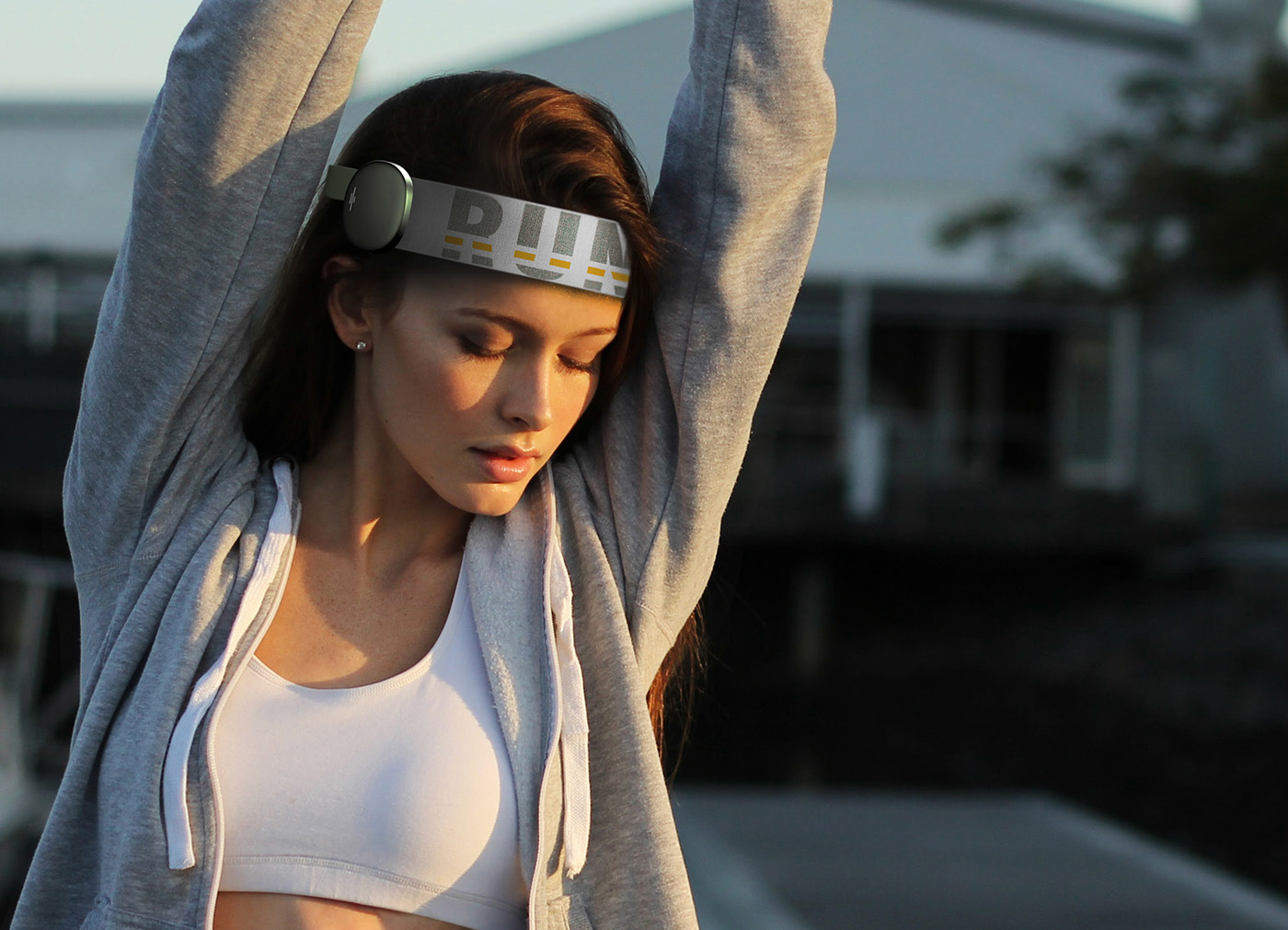 Bluetooth headset，street，motion，Wearable ，