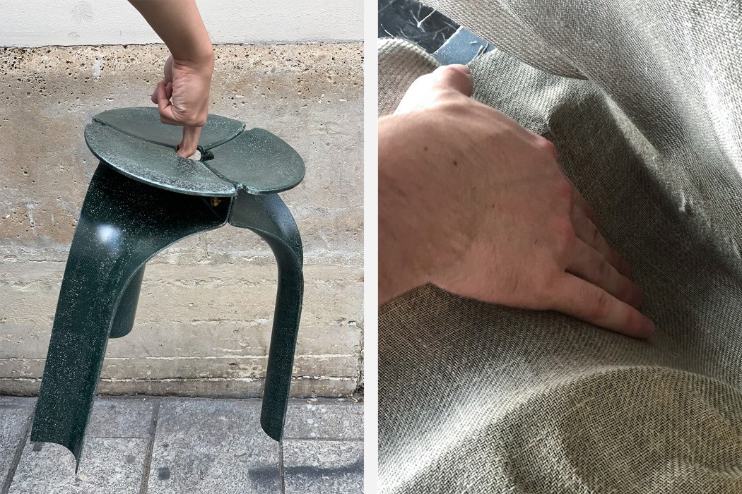 stool，Flax fiber，Bio resin，environment protection，