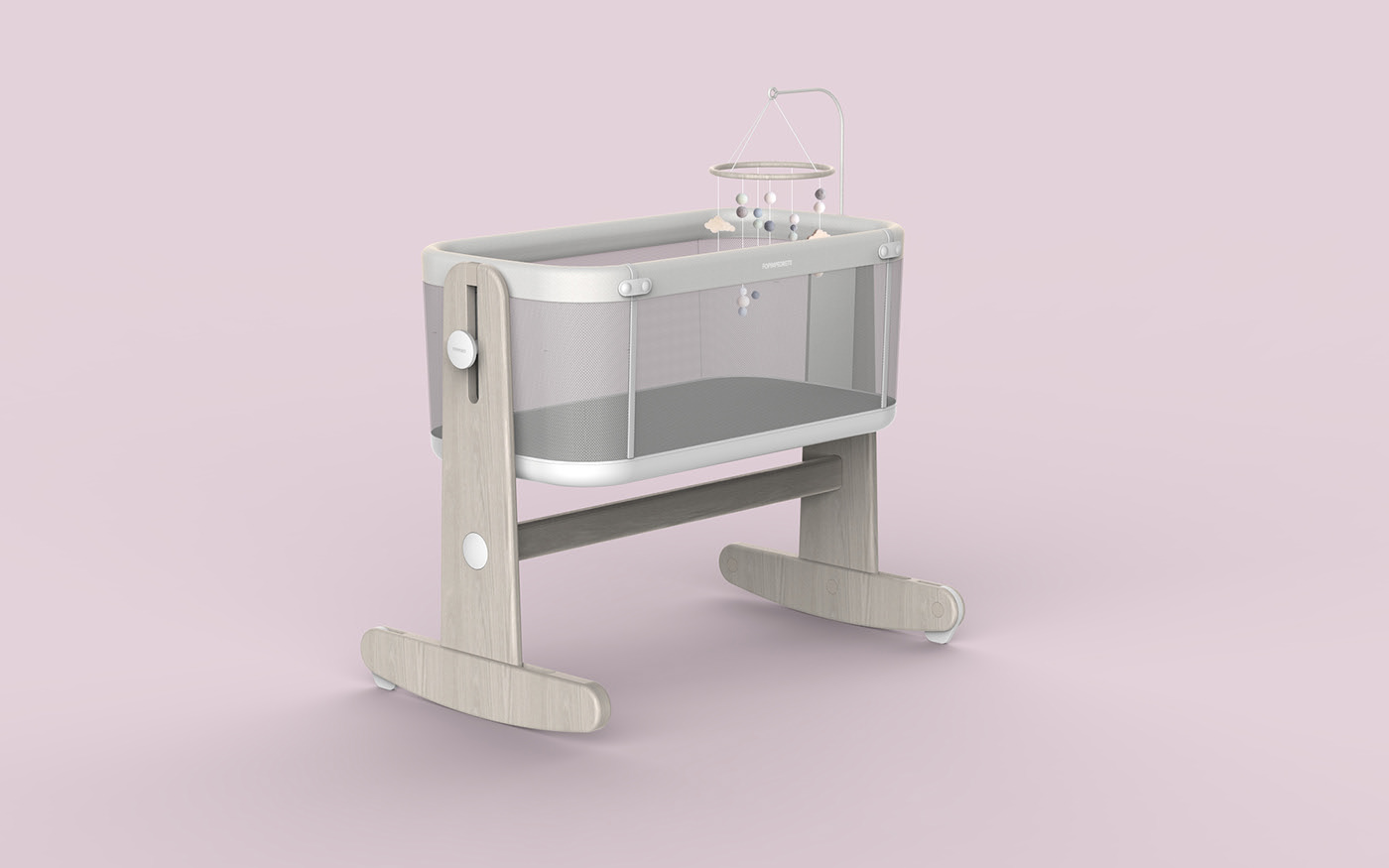 Baby bed，wooden ，beautiful，security，