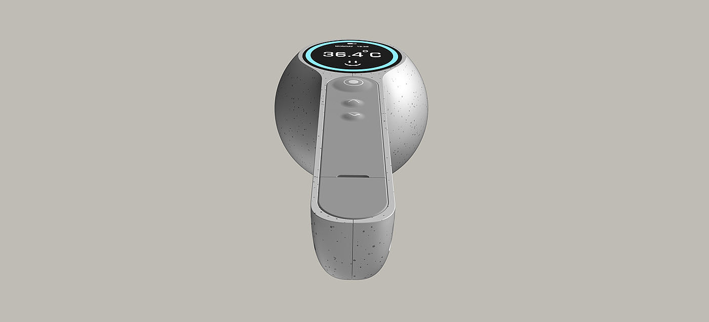 Modeling design，thermometer，infra-red，Mellow，