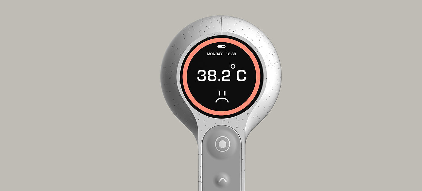 Modeling design，thermometer，infra-red，Mellow，