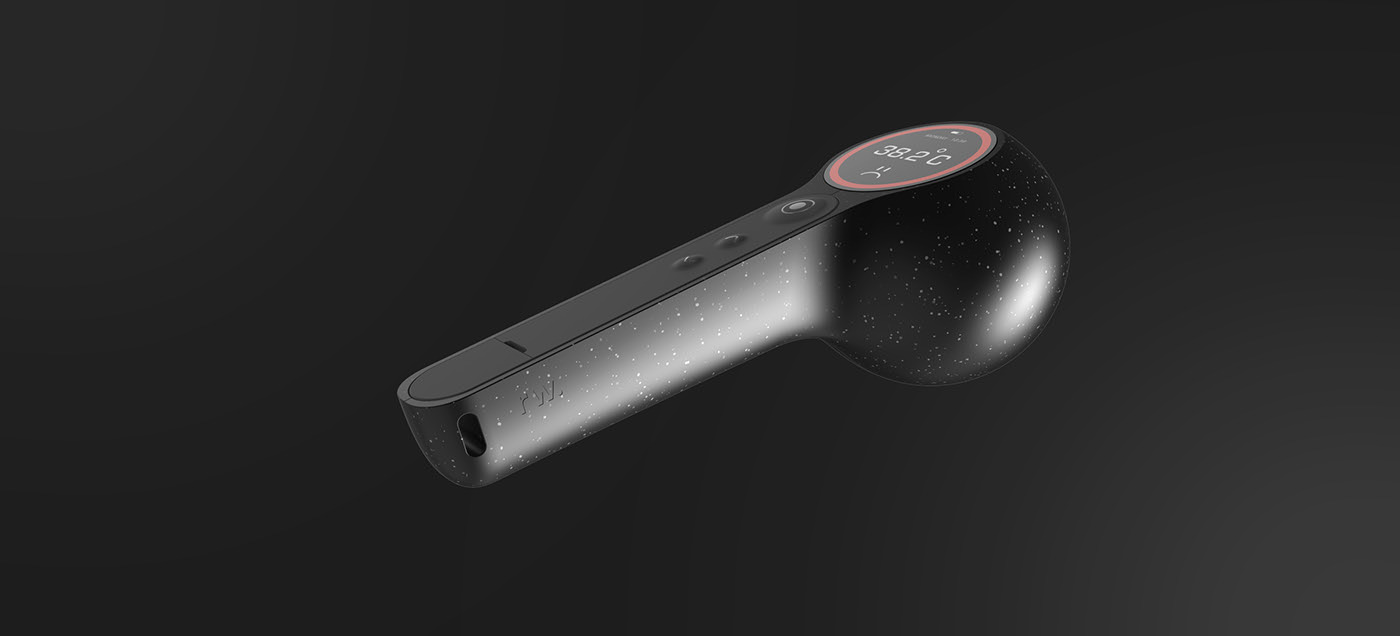 Modeling design，thermometer，infra-red，Mellow，