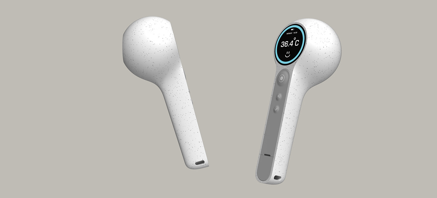 Modeling design，thermometer，infra-red，Mellow，