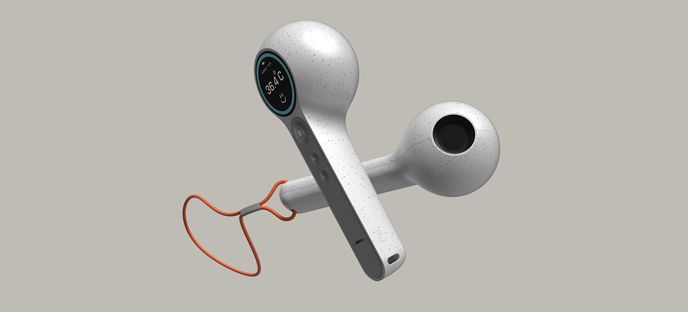 Modeling design，thermometer，infra-red，Mellow，