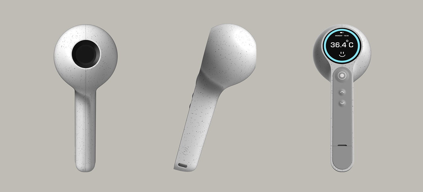 Modeling design，thermometer，infra-red，Mellow，