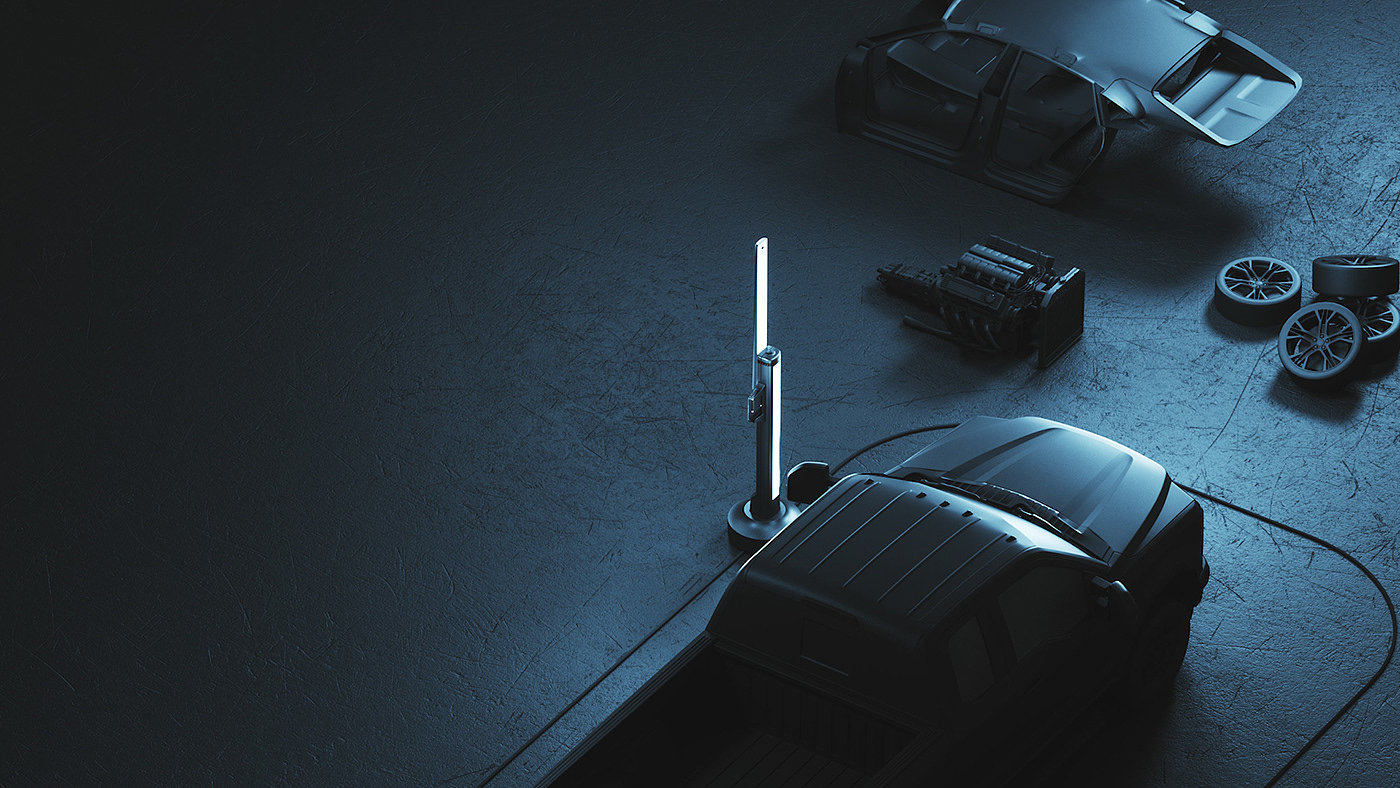 Car scanner，Render，packing，Car Scanner，