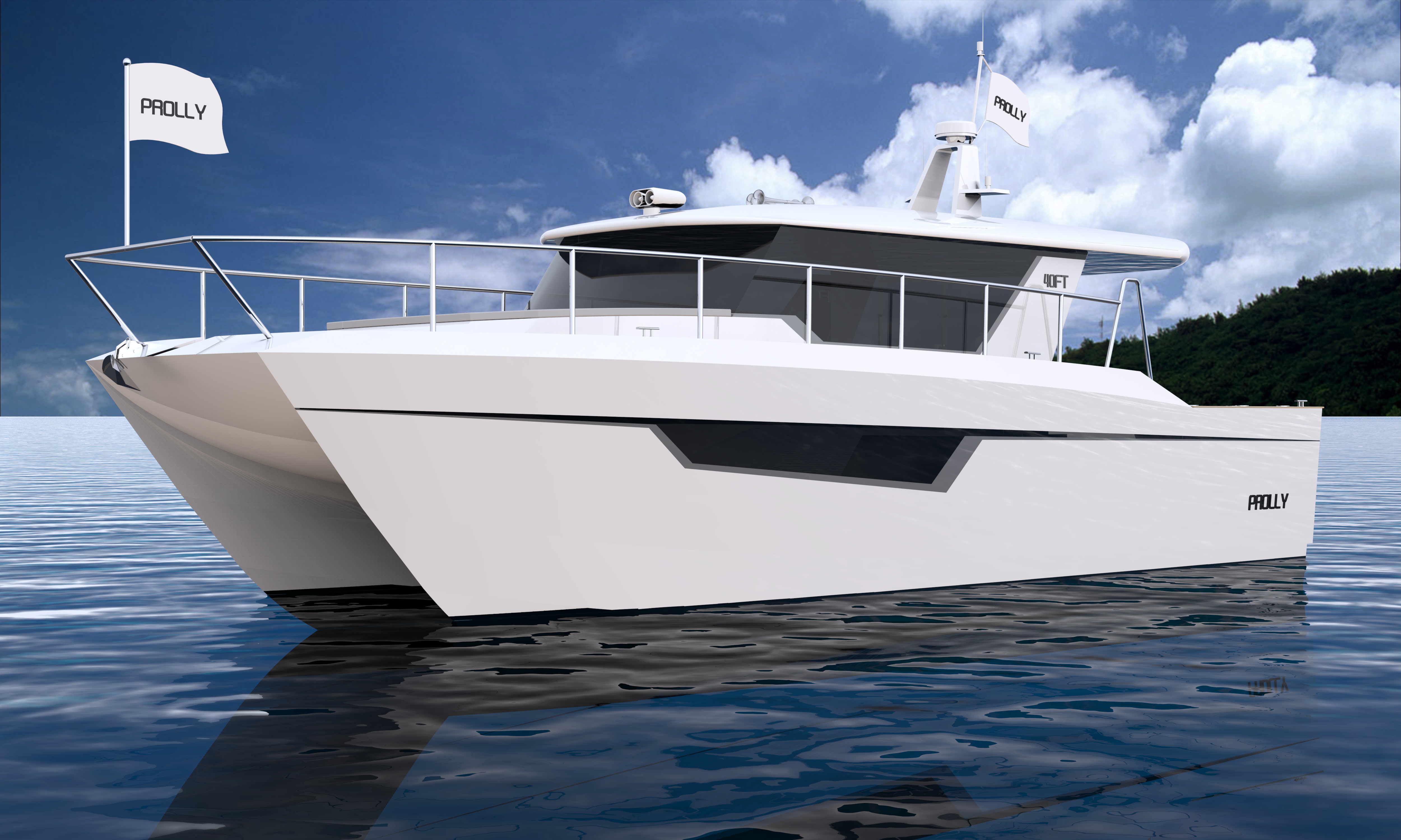 游艇,船,交通工具,双体船