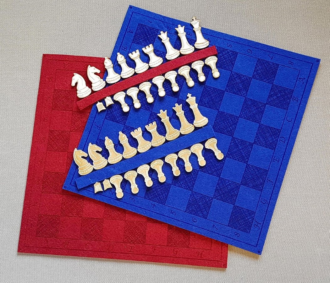 FELT+PIN CHESS，Felt + needle chess，Thick felt fabric，