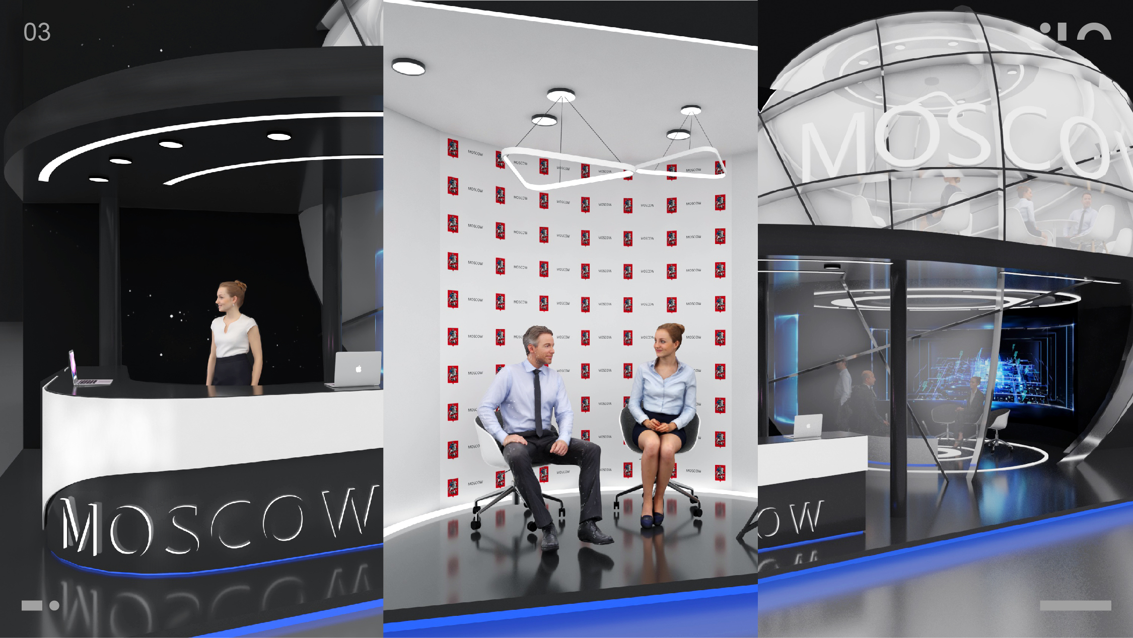 Works collection, plane, products, renderings，