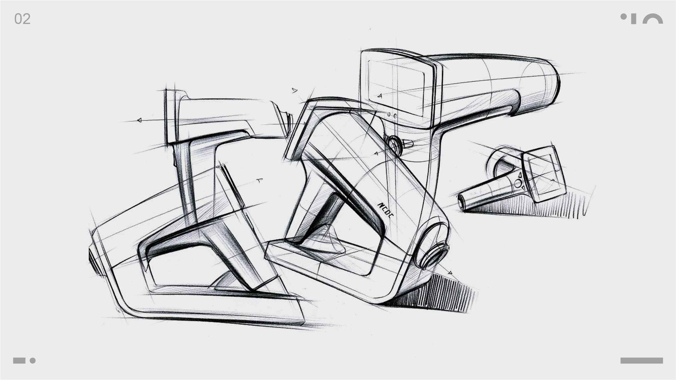 Works collection, plane, products, renderings，