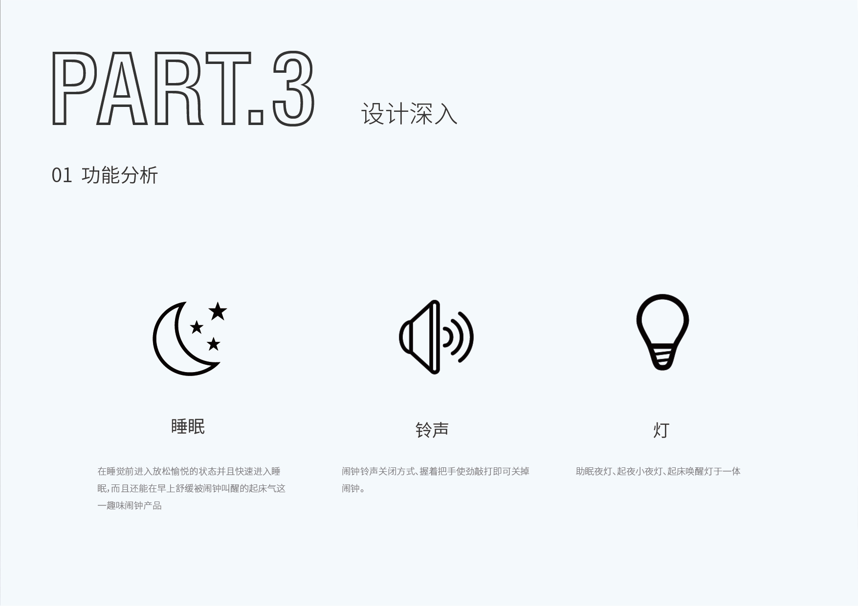 Interesting alarm clock，