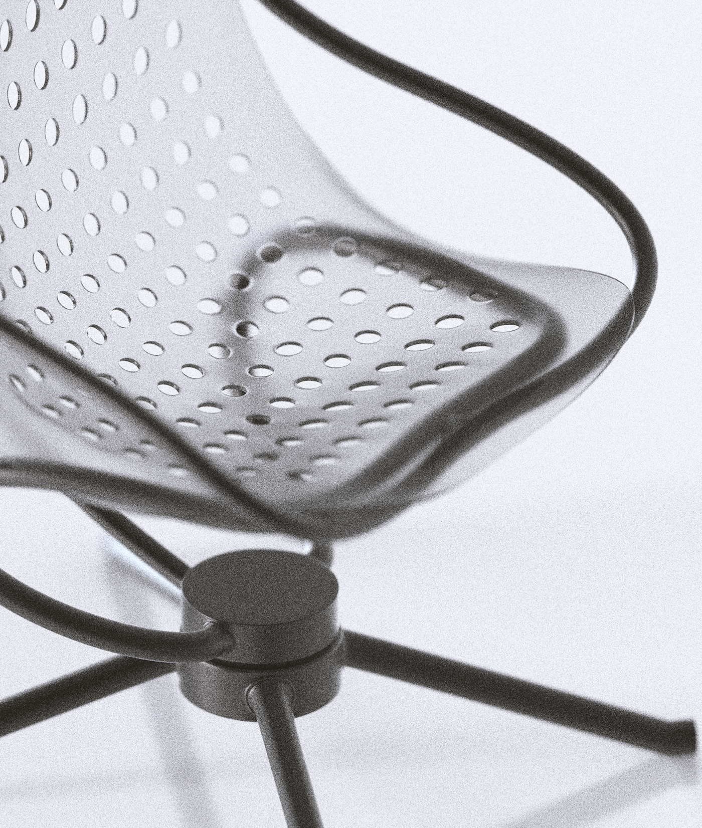 chair，Metal frame，Minimalism，Plastic，concept，