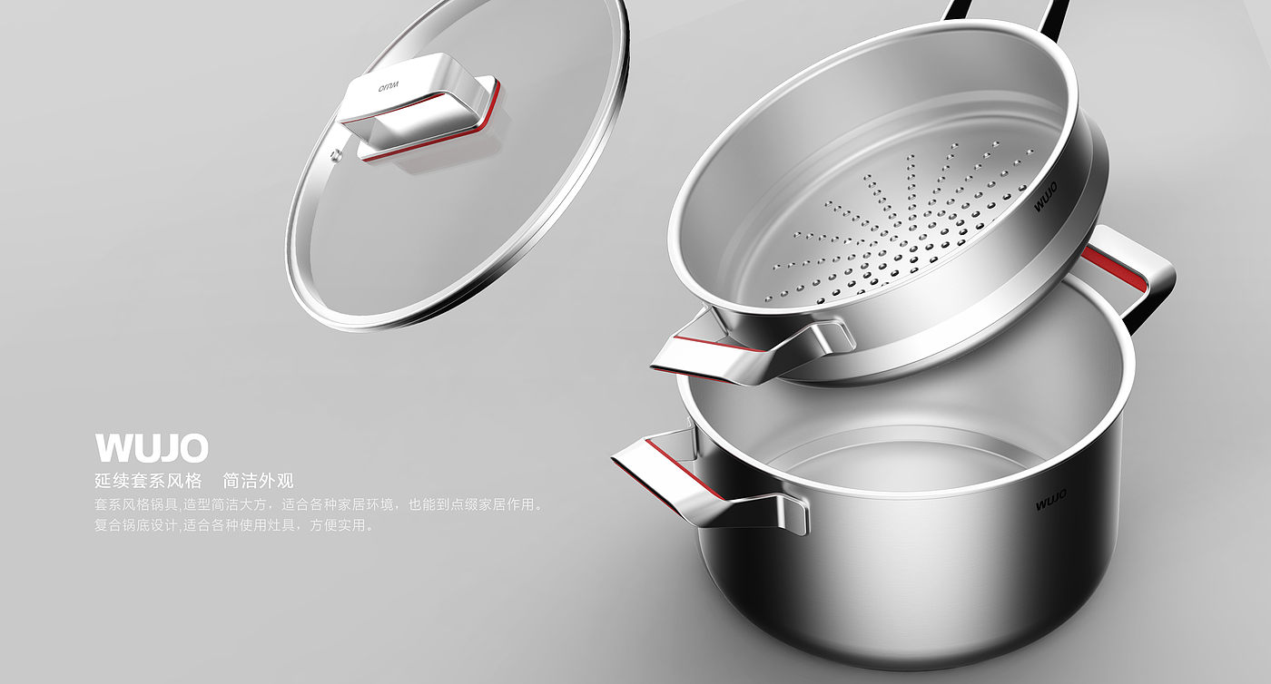 Titanium pot，stainless steel，