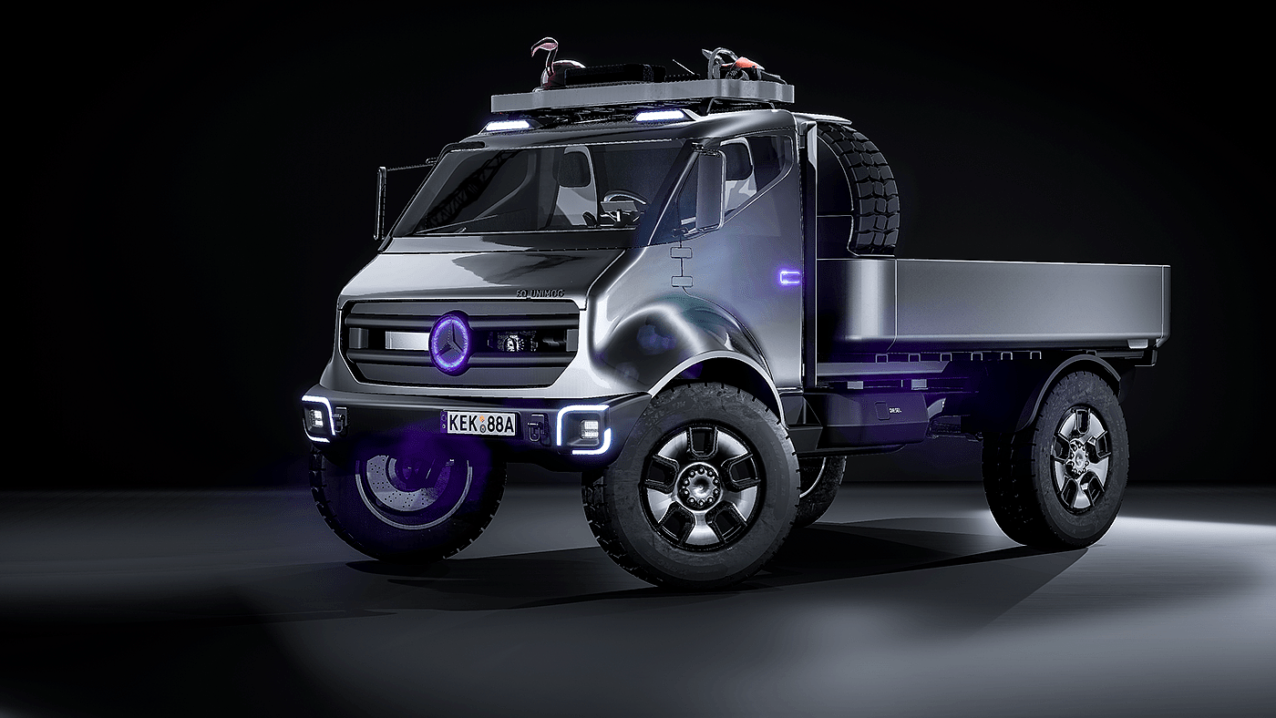 Pickup，Benz，Concept Car，Automobile design，