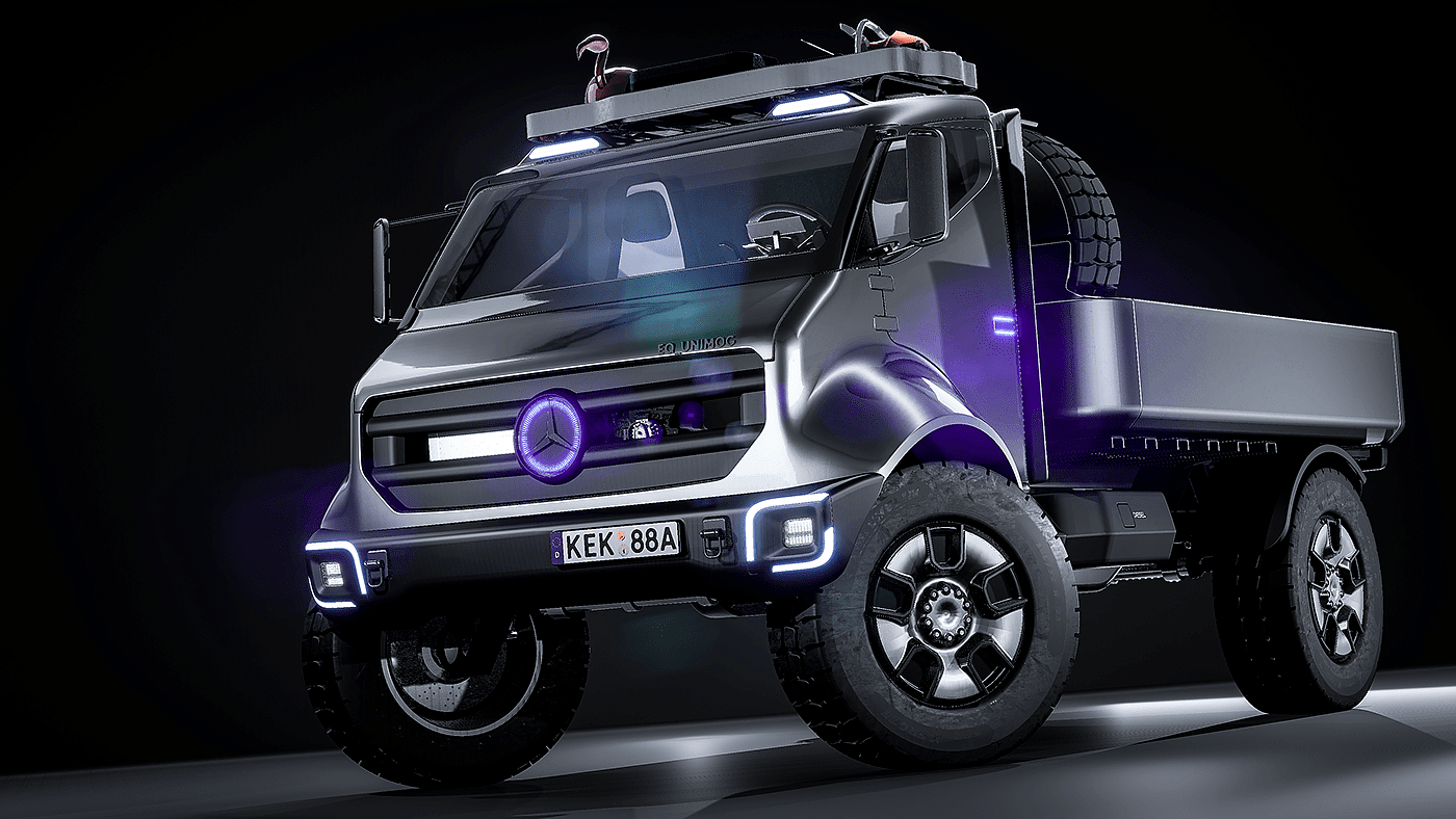 Pickup，Benz，Concept Car，Automobile design，