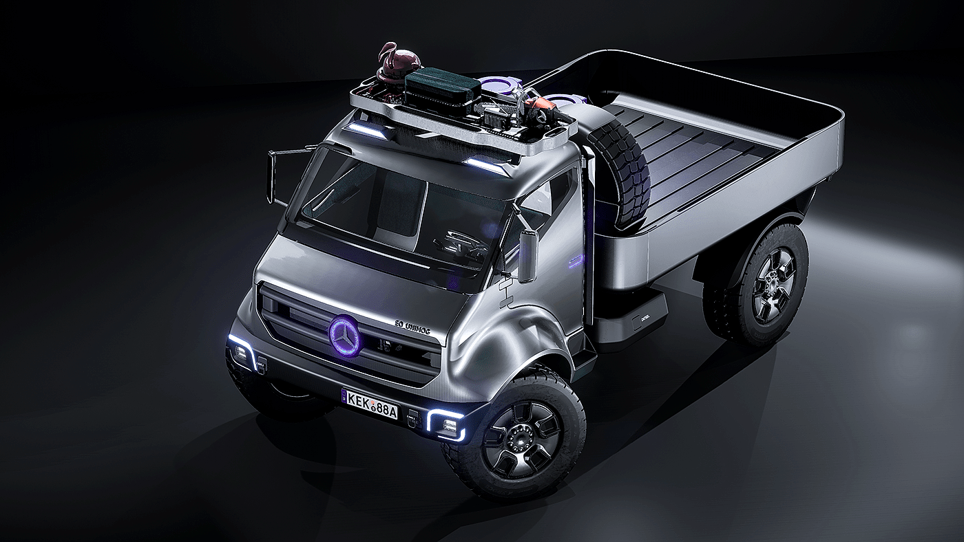 Pickup，Benz，Concept Car，Automobile design，