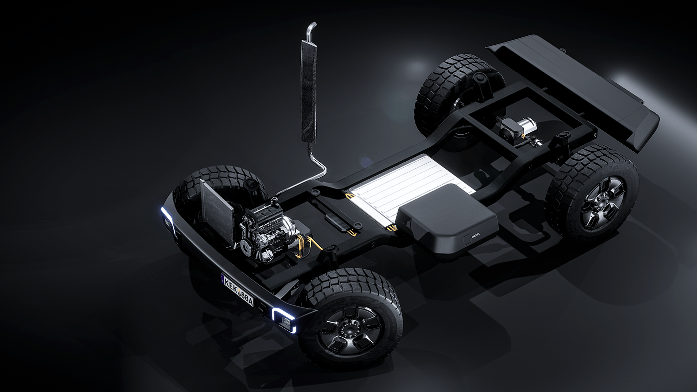 Pickup，Benz，Concept Car，Automobile design，