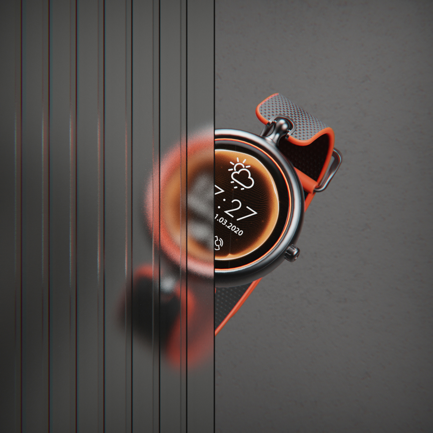 Intelligent Watch，cgi，Wearable ，Render，Pocket Watch，