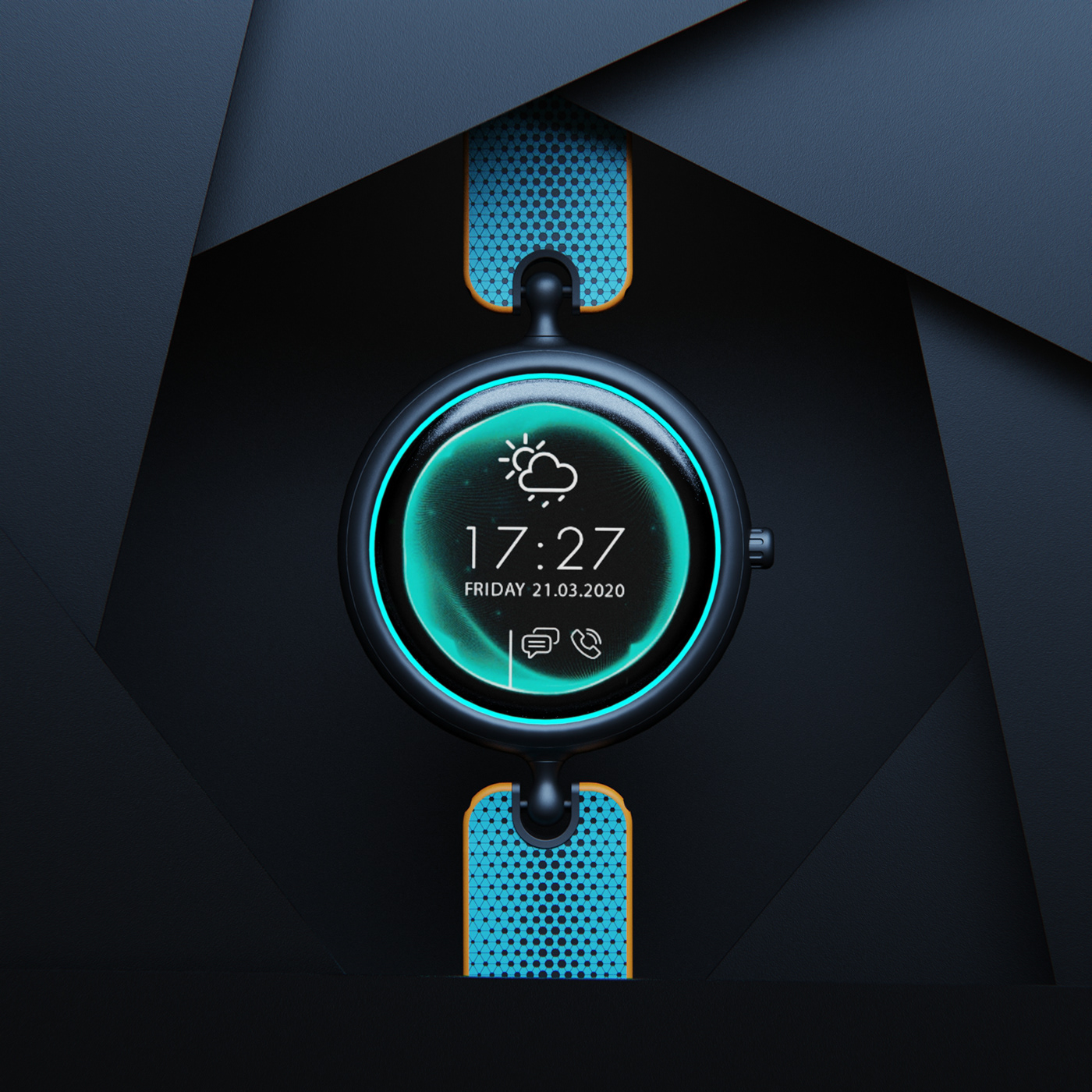 Intelligent Watch，cgi，Wearable ，Render，Pocket Watch，