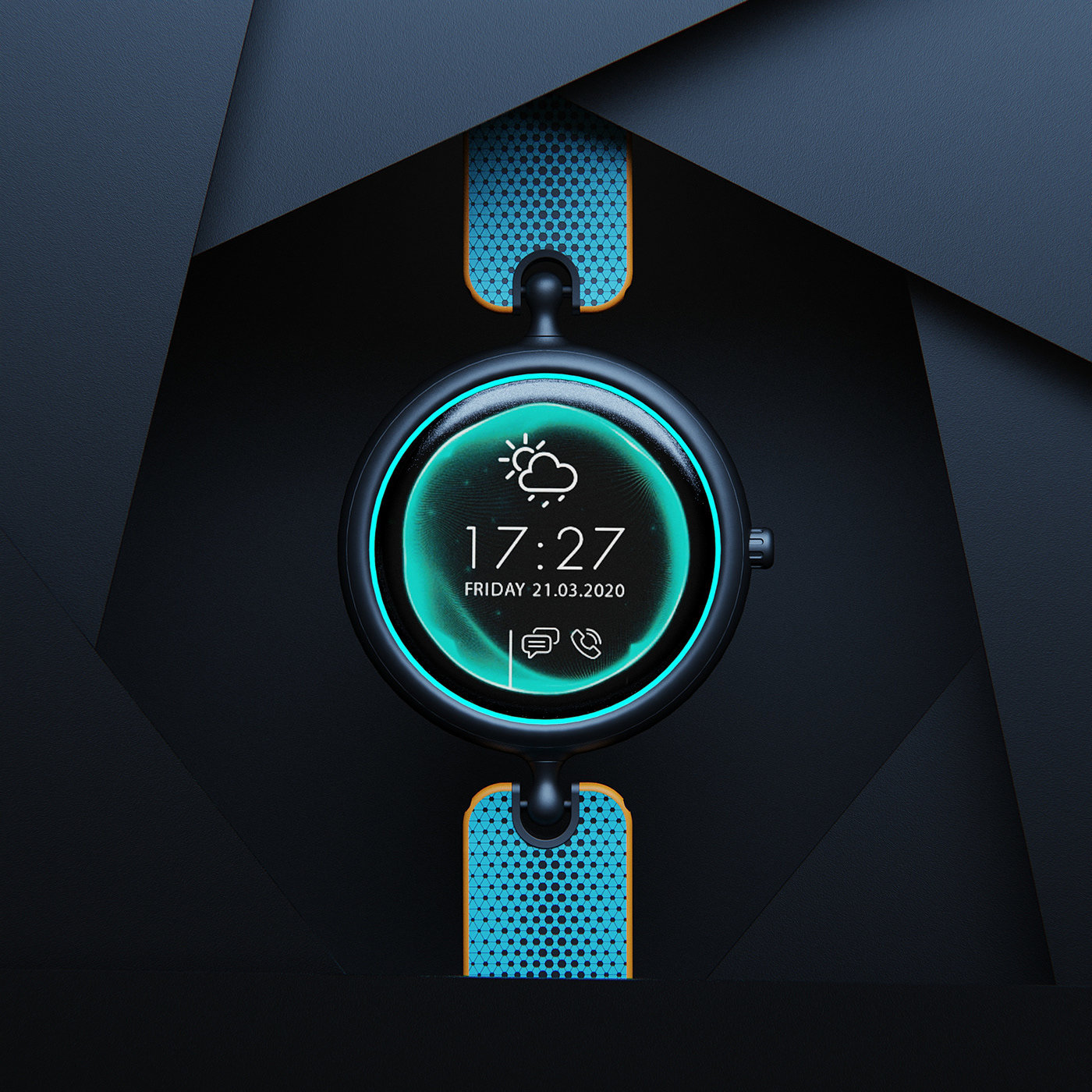 Intelligent Watch，cgi，Wearable ，Render，Pocket Watch，