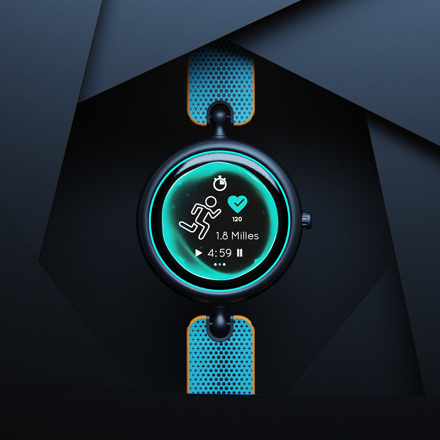 Intelligent Watch，cgi，Wearable ，Render，Pocket Watch，
