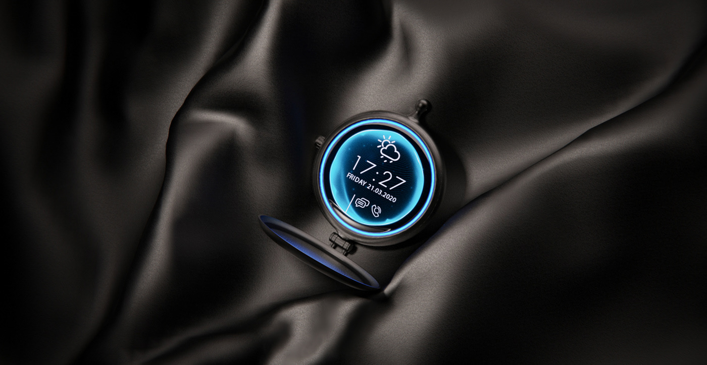 Intelligent Watch，cgi，Wearable ，Render，Pocket Watch，