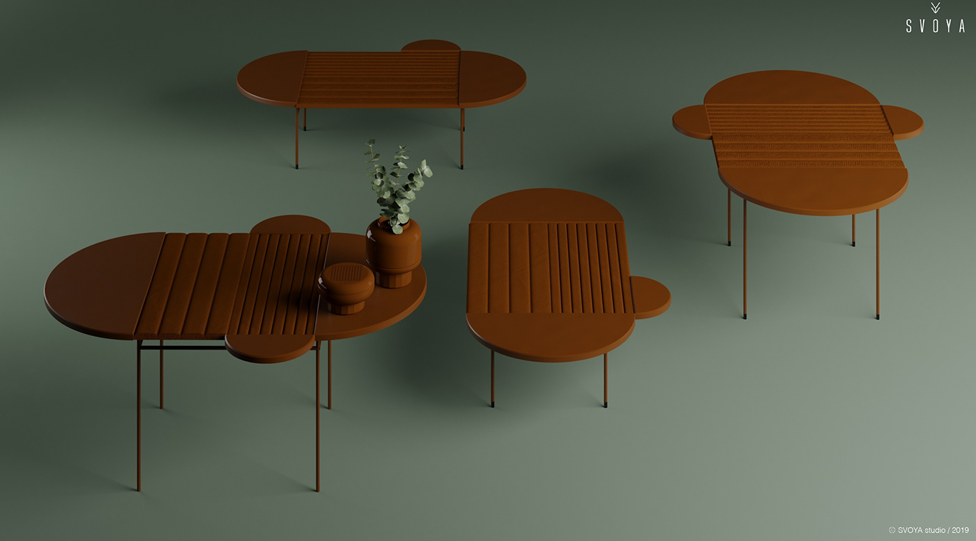 Ripples，coffee tables，Ripple coffee table，