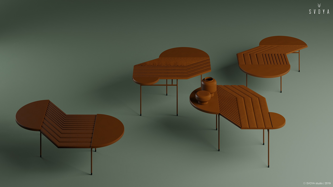 Ripples，coffee tables，Ripple coffee table，