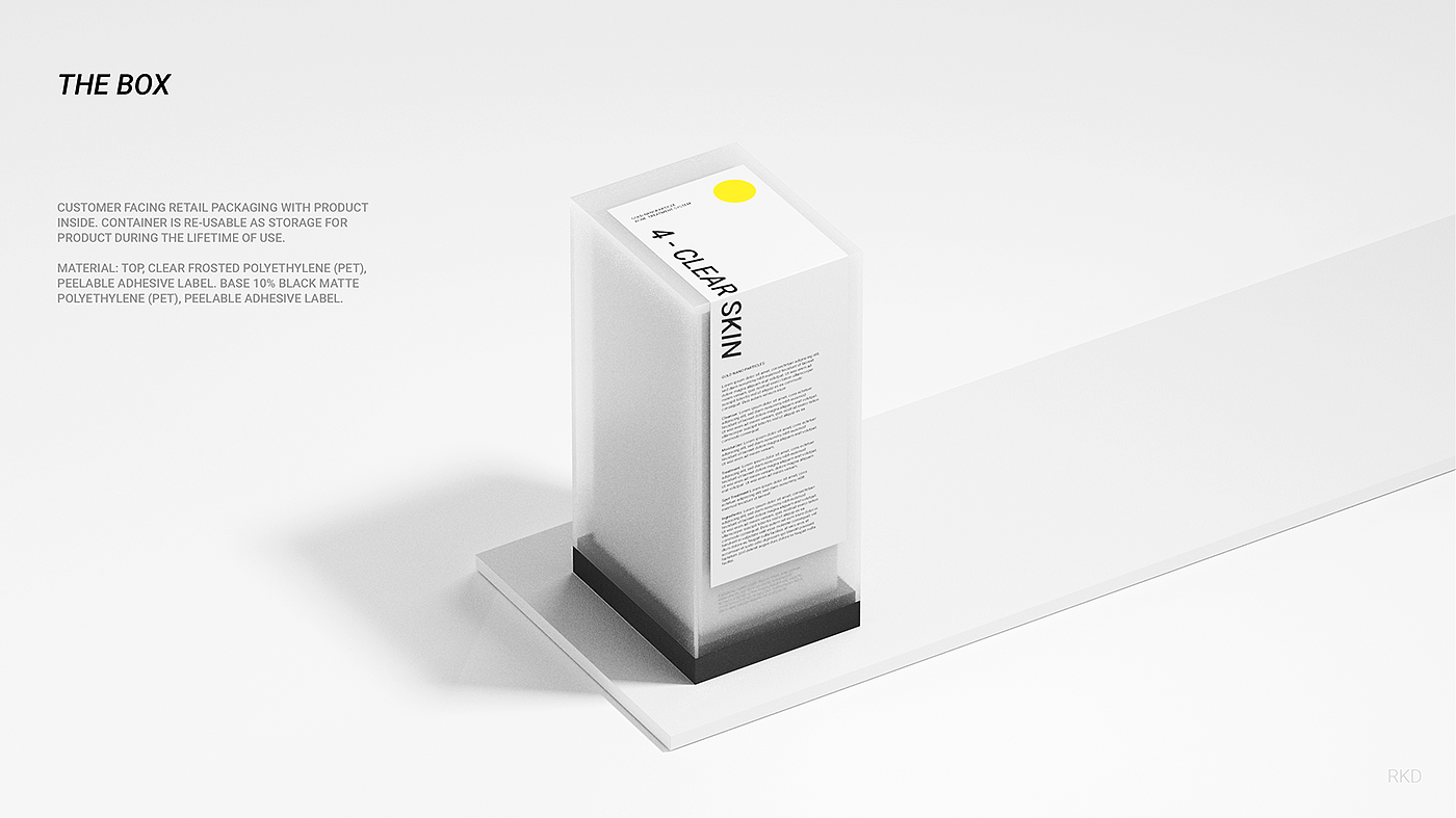 packing design，4-CLEARskin，Skin color Kit，