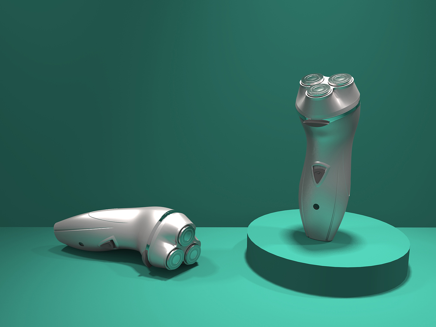 modeling，animation，Electric shaver，
