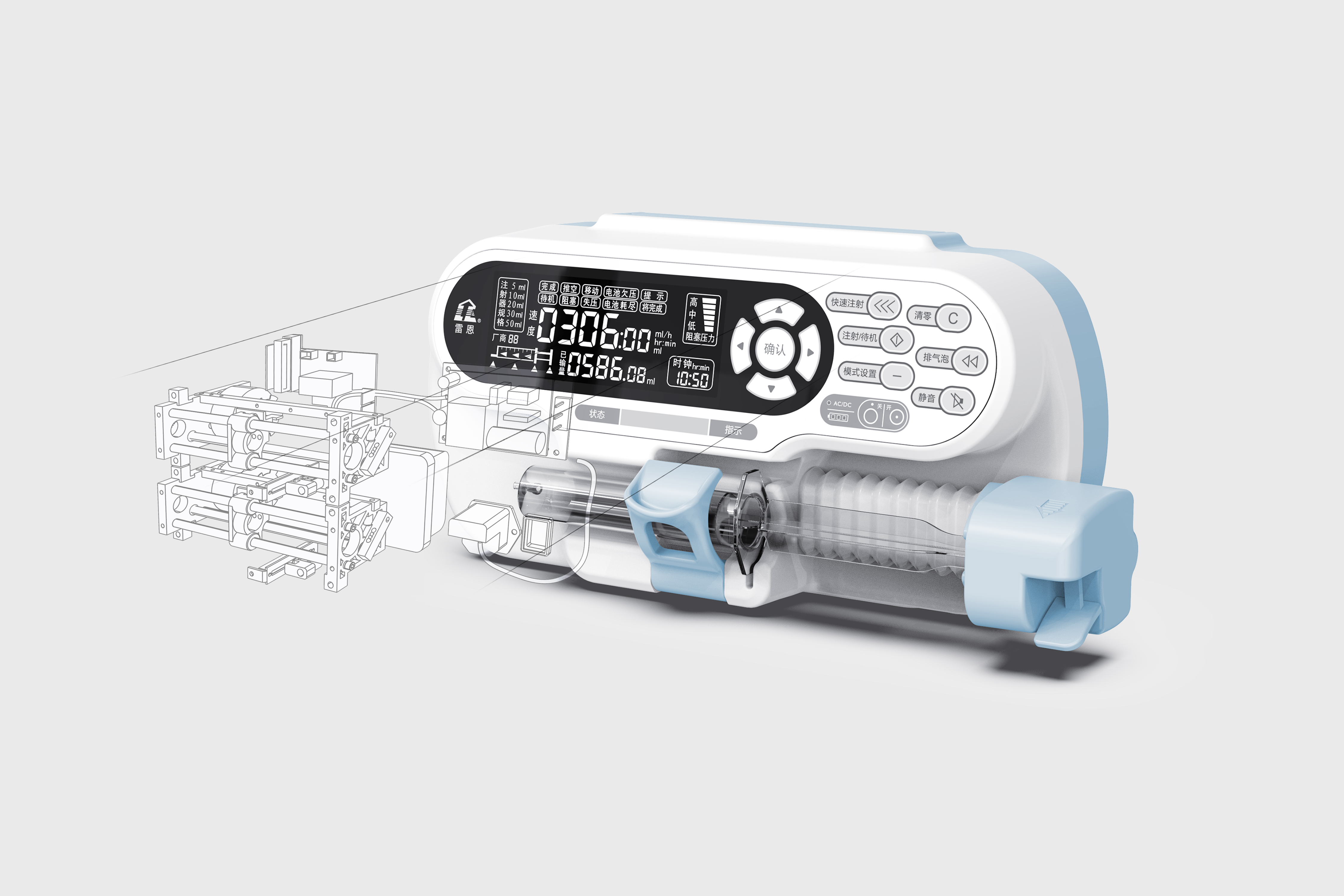 Medical injection pump，