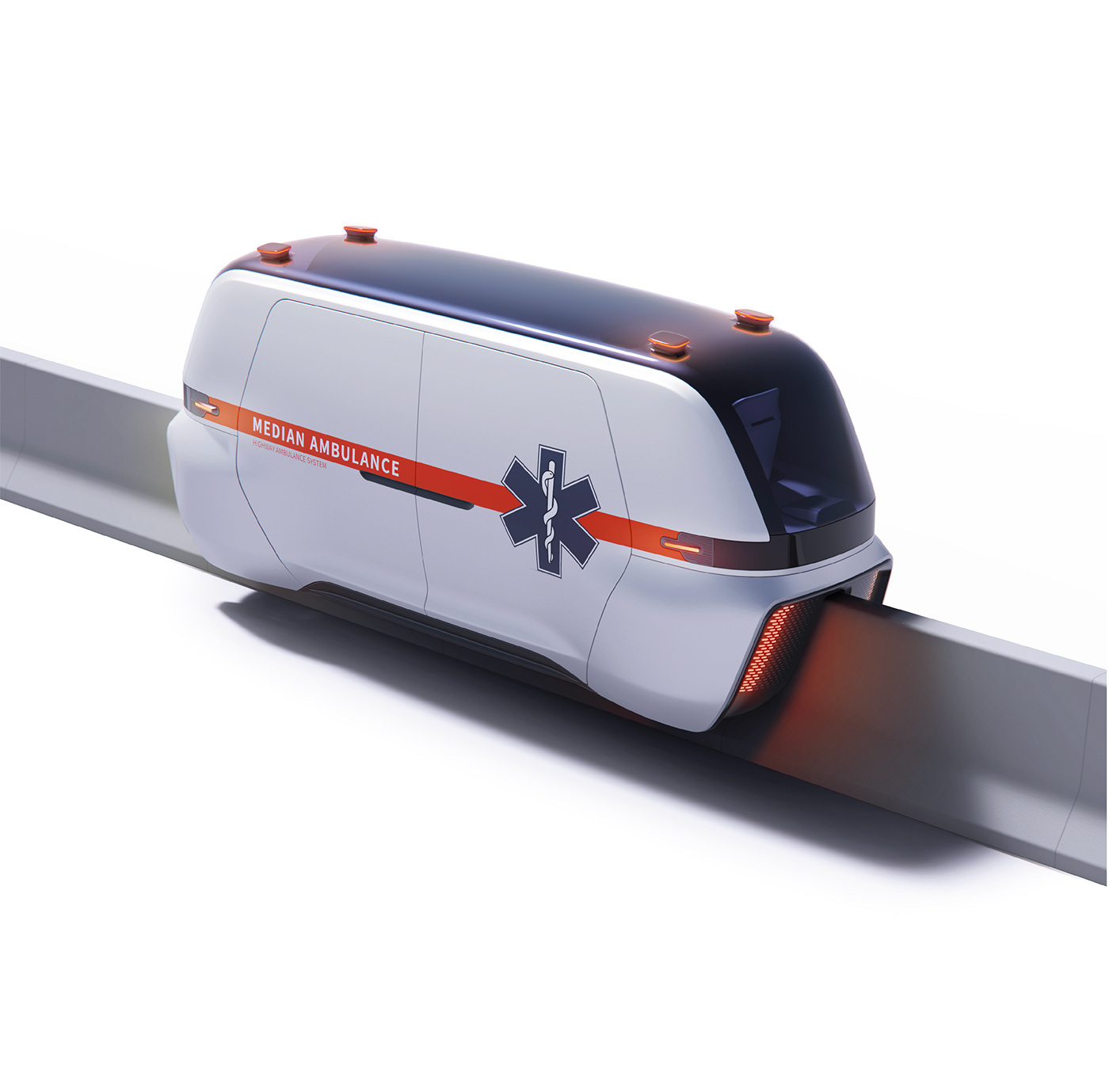 Expressway rescue system，Expressway Ambulance，Red dot award，