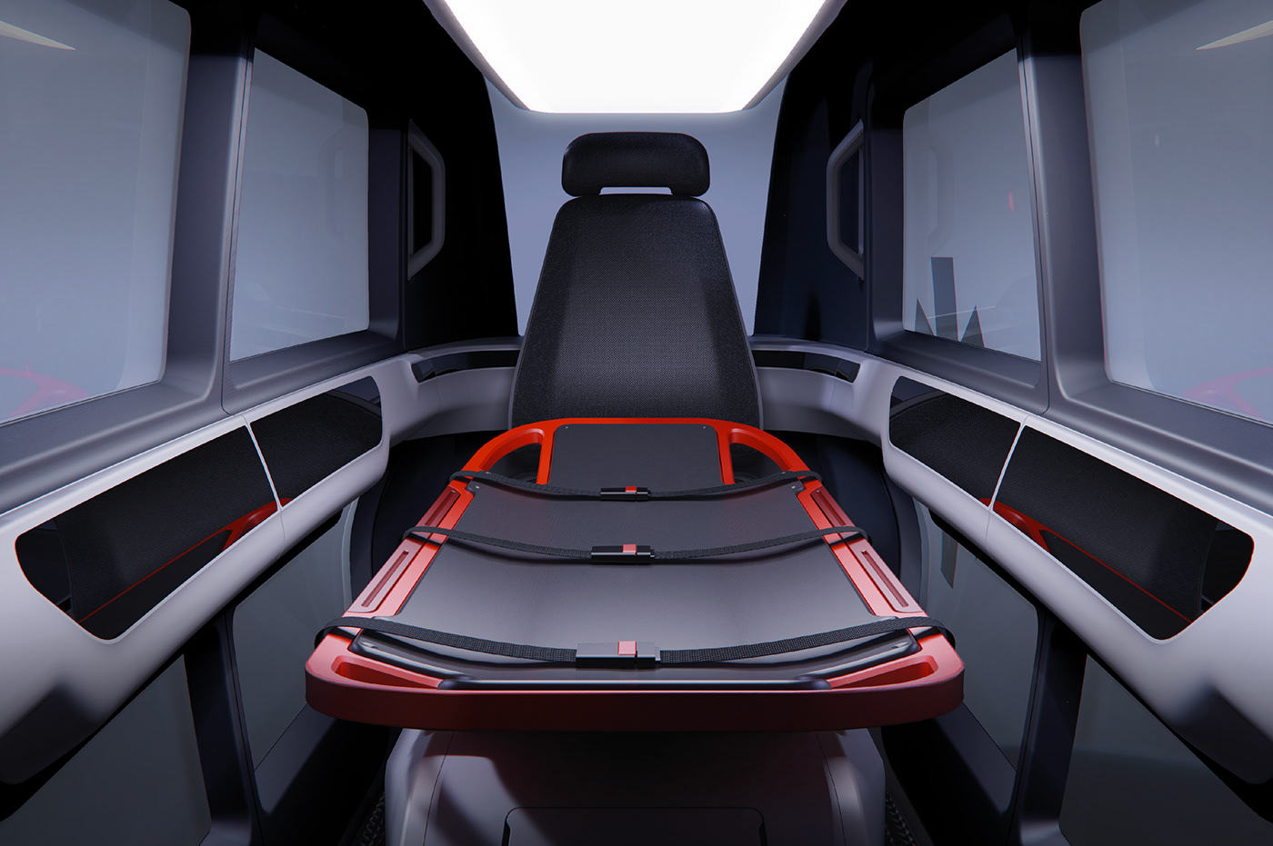 Expressway rescue system，Expressway Ambulance，Red dot award，