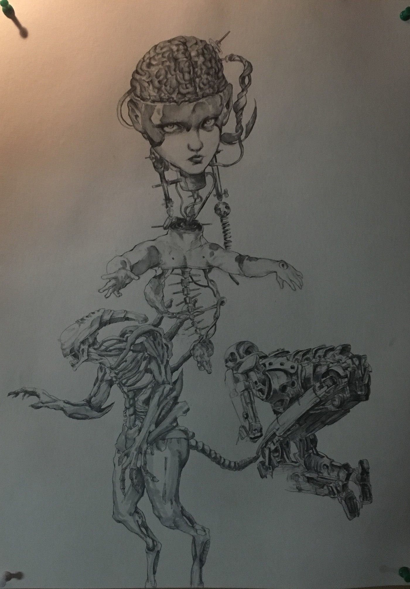 Hand drawn，Sketch，line，industrial design，product design，robot，