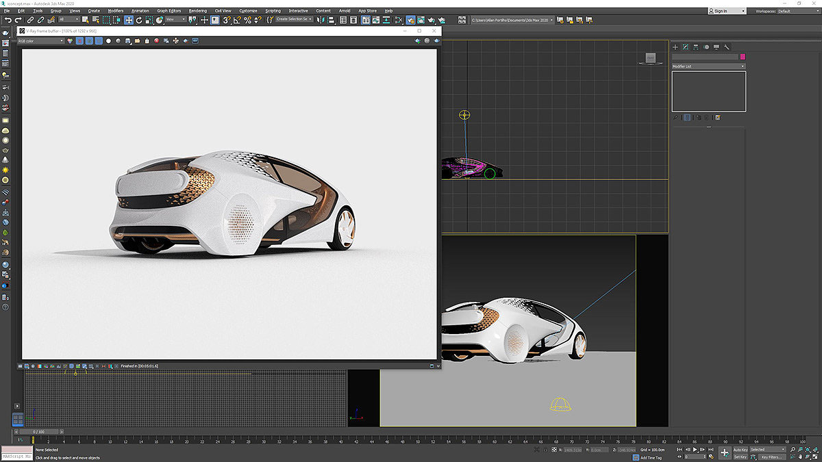 Car rendering，Concept car，