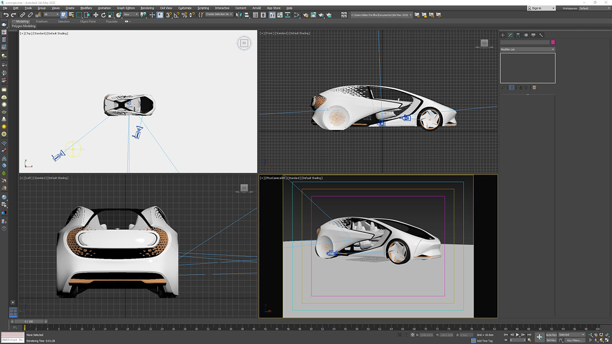 Car rendering，Concept car，