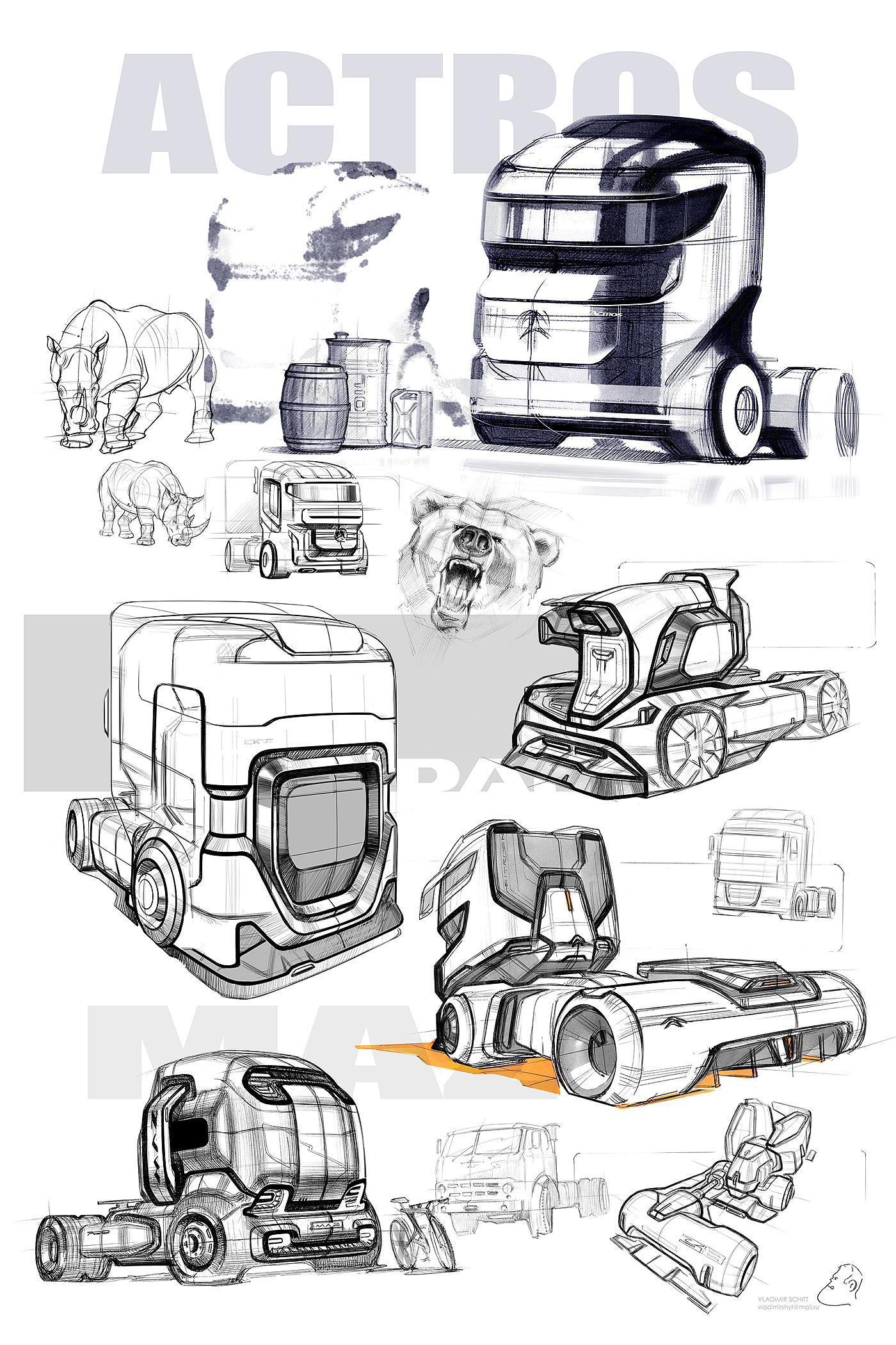product design，industrial design，automation，vehicle，Hand drawn，