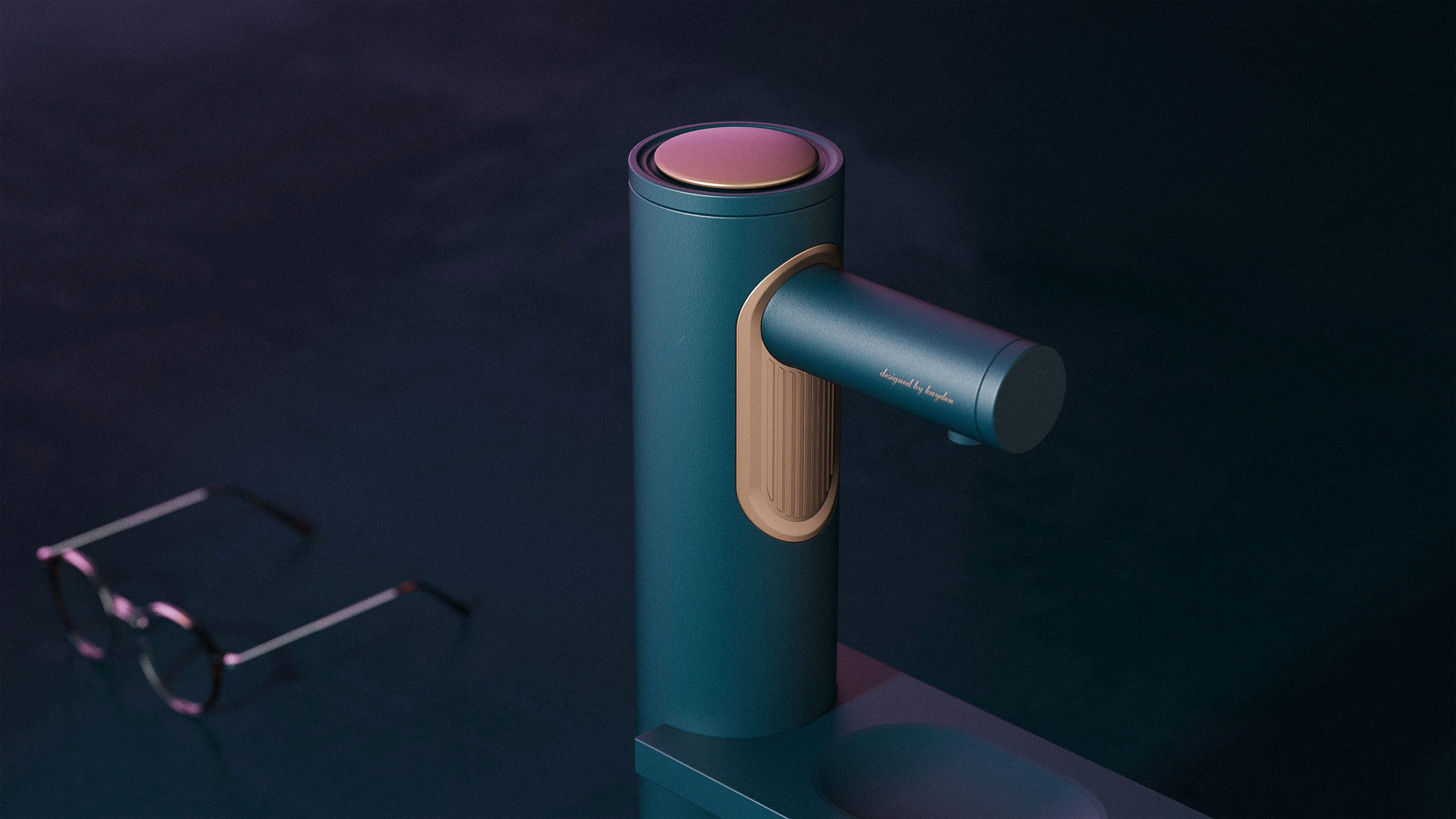 设计背景  /  简约产品设计的过程中,寻求形体之间的穿插关系显得越来