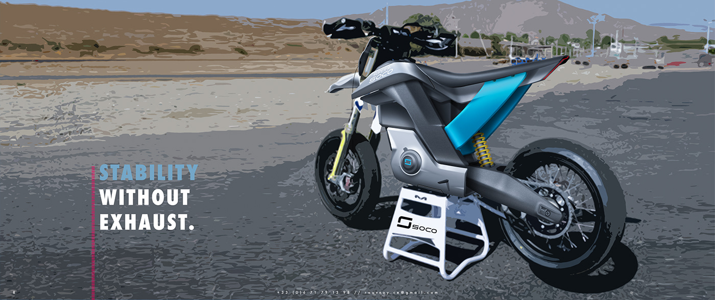 Cedric rufroy，Motorcycle Portfoli，sketch，sample reels，motorcycle，a design chart，